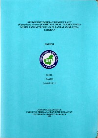 Studi Pertumbuhan Rumput Laut (Kappaphycus alvarezii) Varietas Lokal Tarakan Pada Musim Tanam Triwulan Di Pantai Amal Kota Tarakan
