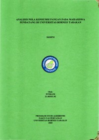 ANALISIS POLA KONSUMSI PANGAN PADA MAHASISWA PENDATANG DI UNIVERSITAS BORNEO TARAKAN