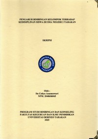 Pengaruh Bimbingan Kelompok Terhadap Kedisiplinan Siswa Di SMA Negeri 2 Tarakan
