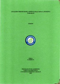 Analisis Trend Harga Beras (Oryza Sativa L) Di Kota Tarakan