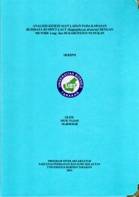 Analisis Kesesuaian Lahan Pada Kawasan Budidaya Rumput Laut (Kappaphycus alvarezii) Dengan Metode Long Line Di Kabupaten Nunukan