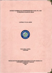 Asuhan Kebidanan Komprehensif Pada Ny. S Di Puskesmas Karang Rejo