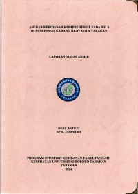 Asuhan Kebidanan Komprehensif Pada Ny. S Di Puskesmas Karang Rejo Kota Tarakan