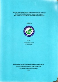 Struktur Komunitas Zooplankton Di Sungai Sakalawa Kelurahan Kampung Empat Kecamatan Tarakan Timur Kota Tarakan
