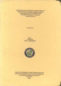 Meningkatkan Hasil Belajar IPS Dengan Menggunakan Model Pembelajaran Kooperatif Tipe Examples Non Examples Di Kelas V SDN 007 Tanjung Palas