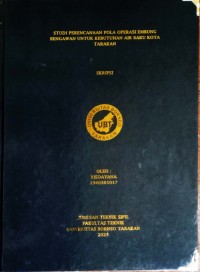 Studi Perencanaan Pola Operasi Embung Bengawan Untuk Kebutuhan Air Baku Kota Tarakan