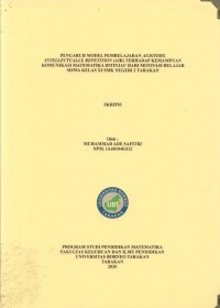 Pengaruh Model Pembelajaran Auditory, Intellectually, Repetition (AIR) Terhadap Kemampuan Komunikasi Matematika Ditinjau Dari Motivasi Belajar Siswa Kelas XI SMK Negeri 2 Tarakan