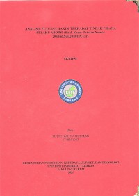 Analisis Putusan Hakim Terhadap Tindak Pidana Pelaku Aborsi (Studi Kasus Putusan Nomor 208/Pid.Sus/2018/PN.Tar)