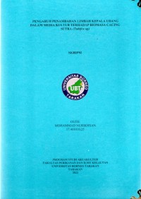 Pengaruh Penambahan Limbah Kepala Udang Dalam Media Kultur Terhadap Biomasa Cacing Sutra (Tubifex sp)