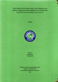 Pengaruh Pupuk Organik Cair Limbah Buah Pepaya Terhadap Pertumbuhan Dan Produksi Tanaman Kacang Hijau (Vigna radiata l.)