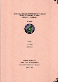 Hubungan Tingkat Stres Dengan Siklus Menstruasi Pada Remaja Di SMAN 1 Malinau