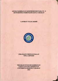 Asuhan Kebidanan Komprehensif Pada Ny. N Di Puskesmas Sebengkok