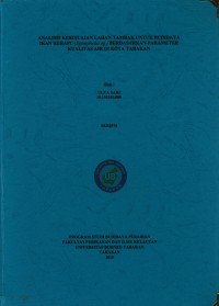 Analisis Kesesuaian Lahan Tambak Untuk Budidaya Ikan Kerapu (Epinephelus sp.) Berdasarkan Parameter Kualitas Air Di Kota Tarakan