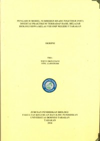 Pengaruh Model Numbered Heads Together (NHT) Disertai Praktikum Terhadap Hasil Belajar Biologi Siswa Kelas VIII SMP Negeri 5 Tarakan