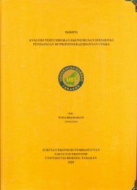 Analisis Pertumbuhan Ekonomi dan Disparitas Pendapatan di Provinsi Kalimantan Utara