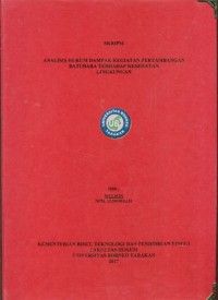 Analisis Hukum Dampak Kegiatan Pertambangan Batubara Terhadap Kesehatan Lingkungan