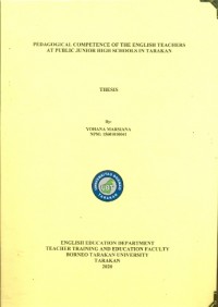 Pedagogical Competence Of The English Teachers At Public Junior High Schools In Tarakan