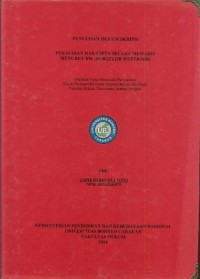 Peralihan Hak Cipta Secara Mewaris Menurut BW (Burgelijk Weetbook)