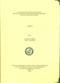 Ungkapan Serapah Dalam Novel Srondol Gayus Ke Italy Karya Hazmi Srondol (Kajian Sosiolinguistik)