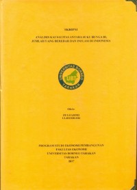 Analisis Kausalitas Antara Suku Bunga BI, Jumlah Uang Beredar Dan Inflasi Di Indonesia