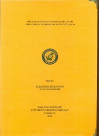 Pola Arus Barang Indonesia-Malaysia (Kecamatan Lumbis Kabupaten Nunukan)